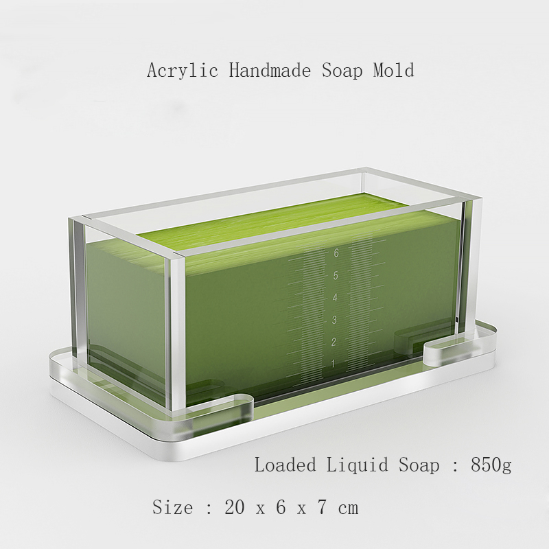 Soap Making Diy Kit - Acryl zeepgietvormen met scheidingswanden, doe-het-zelf zeepmaakbenodigdheden,
