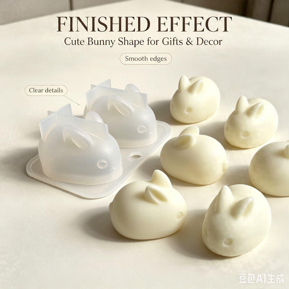 3D Mini Konijn Siliconen Mal F - Soap Making Ins recensie en prijs