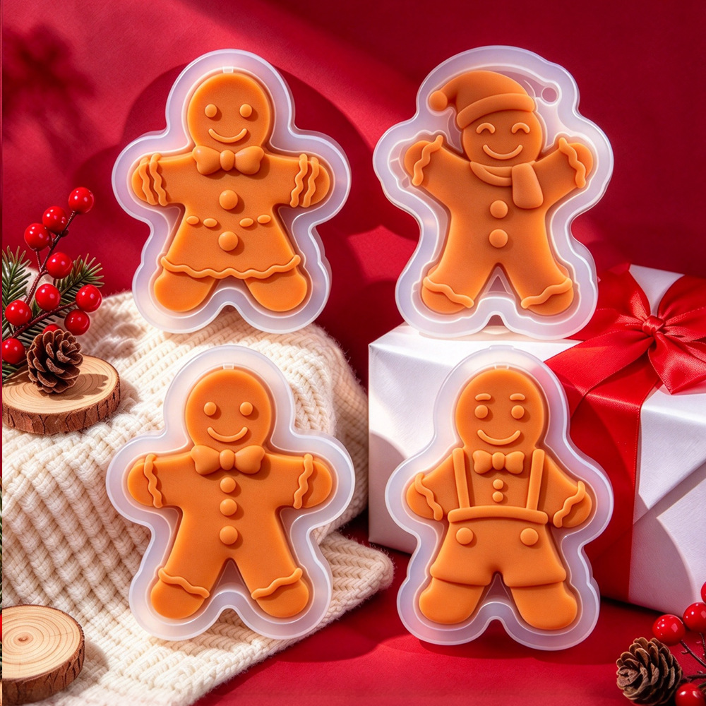 Kerst Gingerbread Man silicone - Soap Making Ins recensie en prijs