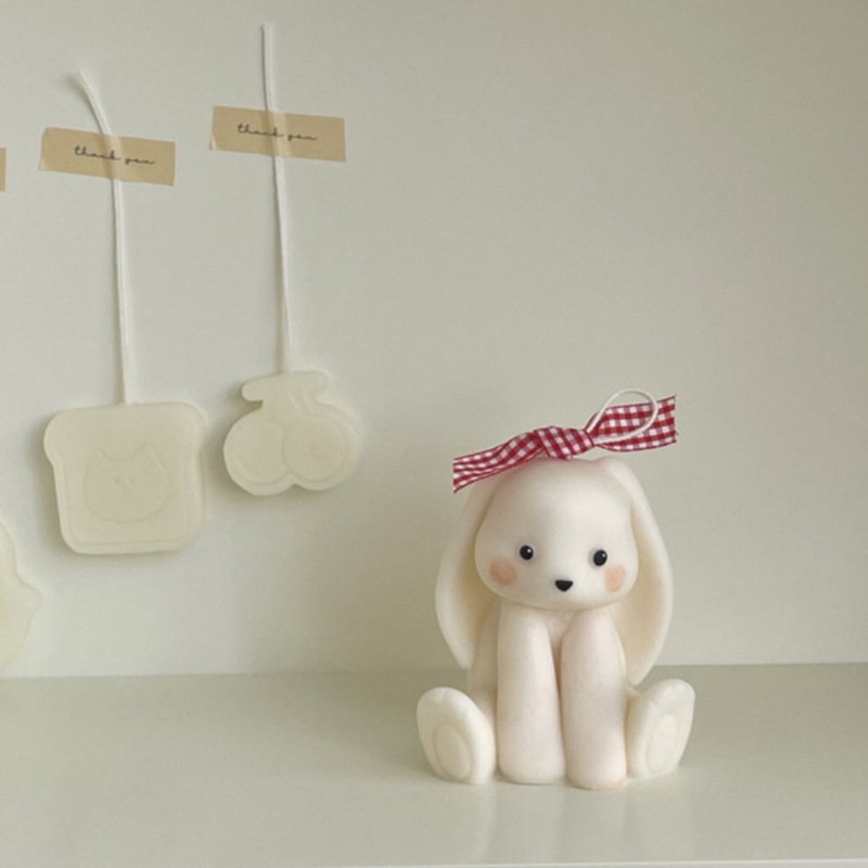 Zittend Konijn Siliconen Kaars - Soap Making Gifts recensie en prijs