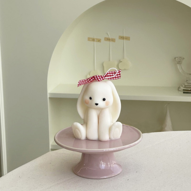 Zittend Konijn Siliconen Kaars - Soap Making Gifts recensie en prijs
